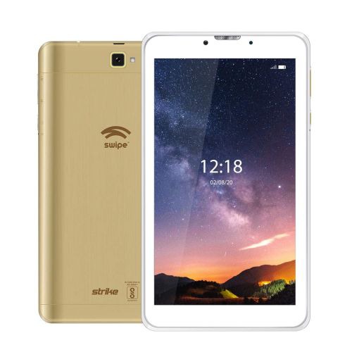 Swipe STRIKE 3 GB RAM 32 GB ROM 7 inch with Wi-Fi+4G Tablet (Gold)