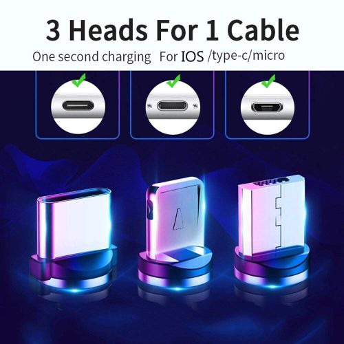 Multi Charging Cable, 3 in 1 Nylon Braided