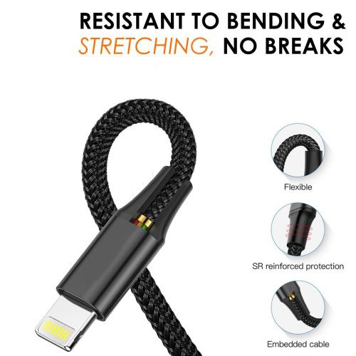 WeCool Nylon Braided Multifunction Fast Charging Cable