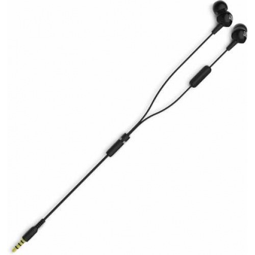 JBL C100SI In-Ear Deep Bass Headphones with Mic (Black)