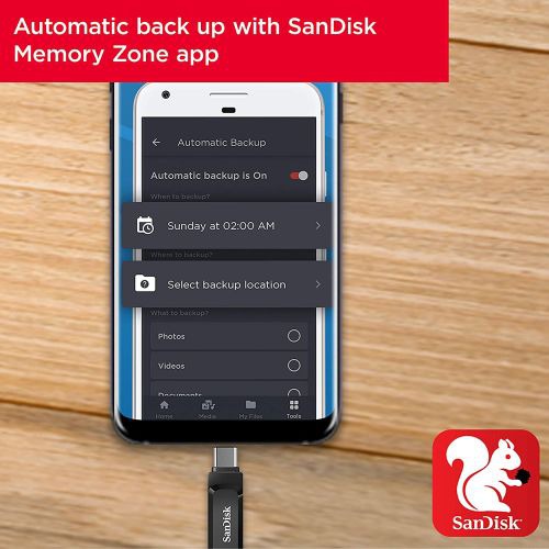 SanDisk Ultra Dual Drive Go Type C Pendrive for Mobile 64GB, 5Y - SDDDC3-064G-I35