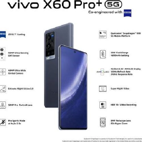 ViVO X60 Pro+ Emperor Blue